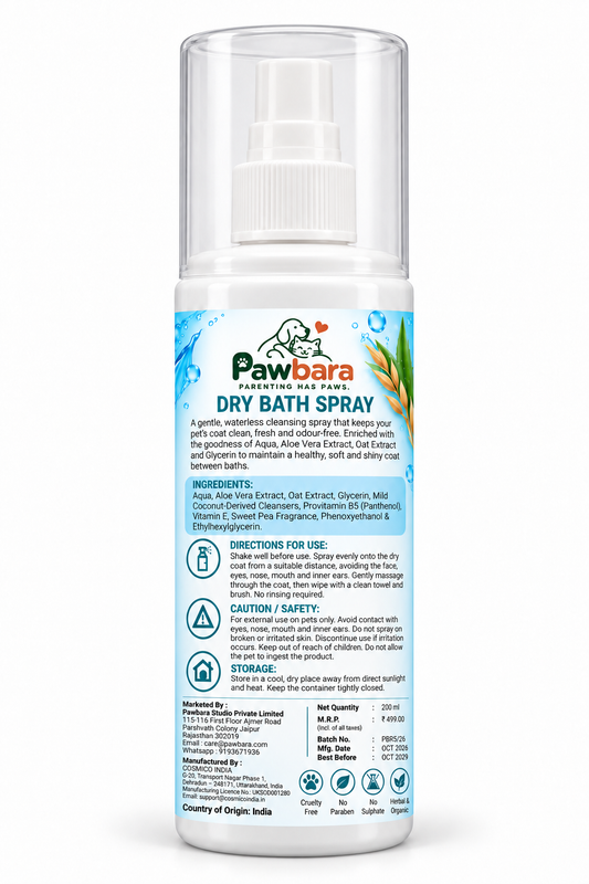 Pawbara Dry Bath Spray