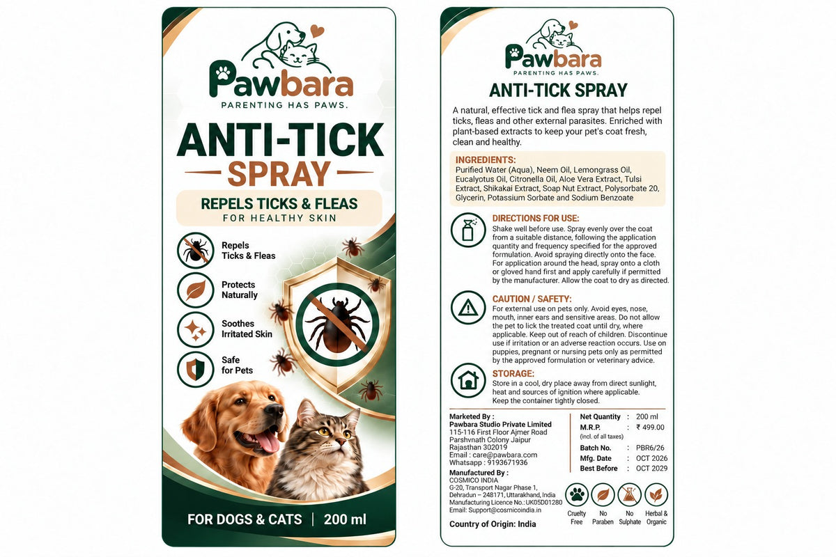 Pawbara Anti-Tick Spray