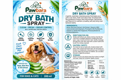 Pawbara Dry Bath Spray