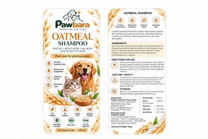 Pawbara Oatmeal Shampoo